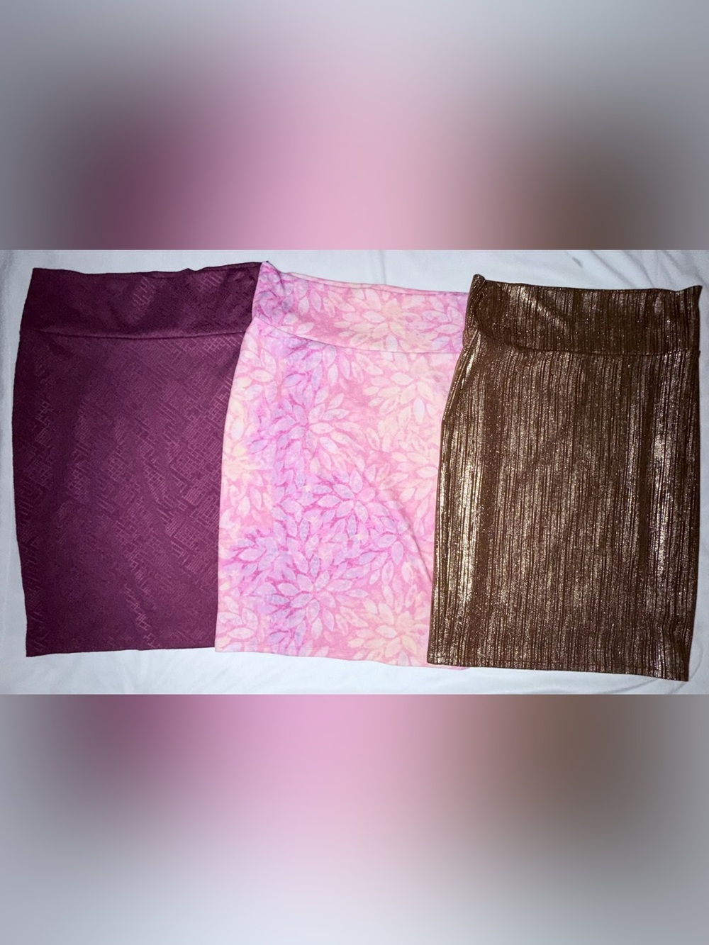 Bundle of 3 Women’s Stretch Skirts